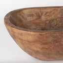 Athena Extra Large Oblong Medium Brown Reclaimed Wood Bowl - Default Title
