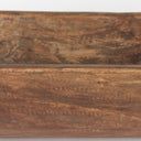 Athena Extra Large Oblong Medium Brown Reclaimed Wood Bowl - Default Title