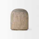Knox Short Gray-Wash Wood Decorative Object - Default Title