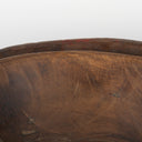 Nikita Set of 2 Large Medium Brown Reclaimed Wood Bowls - Default Title