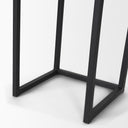 Jadine Set of 2 Medium Brown Wood w Black Metal Rectangle Frames - Default Title