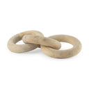Alize Solid Wood Circular Chain Link Decorative Object - Default Title