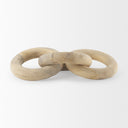 Alize Solid Wood Circular Chain Link Decorative Object - Default Title