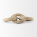 Alize Solid Wood Circular Chain Link Decorative Object - Default Title