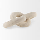Alize Cotton Rope Wrapped Solid Wood Circular Chain Link Decorative Object - Default Title