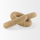Alize Jute Wrapped Solid Wood Circular Chain Link Decorative Object - Default Title