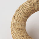 Alize Jute Wrapped Solid Wood Circular Chain Link Decorative Object - Default Title