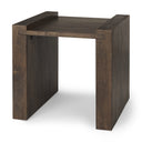 Athelia Dark Brown Wood Accent Table - Default Title