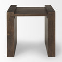 Athelia Dark Brown Wood Accent Table - Default Title
