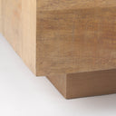 Hayden Light Brown Wood Rectangular Coffee Table - Default Title