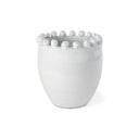Basin Small Off-White Glazed Vase - Default Title
