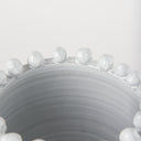 Basin Small Off-White Glazed Vase - Default Title
