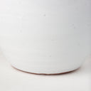 Basin Small Off-White Glazed Vase - Default Title