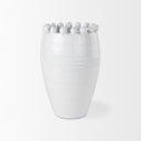 Basin Medium Off-White Glazed Vase - Default Title