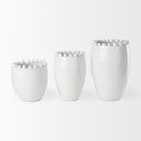 Basin Medium Off-White Glazed Vase - Default Title