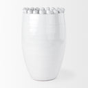 Basin Large Off-White Glazed Vase - Default Title