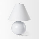 Mehdi White Ceramic Table Lamp - Default Title
