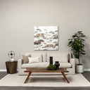 Esagono Octagonal Gold Metal-Clad Reclaimed Wood EndSide Table w Storage - Default Title