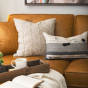 Ivivva 20L x 20W Beige Fabric Textured Decorative Pillow Cover - Default Title