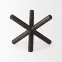 Astericks II Medium 8L x 7W Brown Metal Decor Object - Default Title