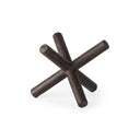 Astericks III Small 6L x 6W Brown Metal Decor Object - Default Title