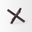 Astericks III Small 6L x 6W Brown Metal Decor Object - Default Title