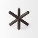 Astericks III Small 6L x 6W Brown Metal Decor Object - Default Title