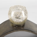 Lux Copper Metal Five Hurricane Glass Holder Table Candle Holder - Default Title