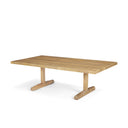 Viktor 55L Light Brown Solid Wood Coffee Table - Default Title
