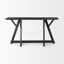 Jennings 540L x 160W x 295H Dark Brown Wood Console Table - Default Title