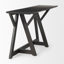 Jennings 540L x 160W x 295H Dark Brown Wood Console Table - Default Title