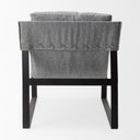 Guilia Castlerock Gray With Metal Frame Sling Accent Chair - Default Title
