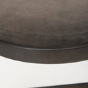 Tyson 17L x 18W x 28H BrownGray Suede W Metal Frame Counter Stool - Default Title