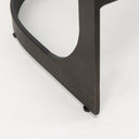 Tyson 17L x 18W x 28H BrownGray Suede W Metal Frame Counter Stool - Default Title