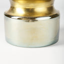 Adriatic I Small Brushed Gold Metal Glass Vase - Default Title