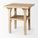 Candace Light Wood Bridge Accent Table - Default Title