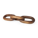 Tayla Large Medium Brown Wood Chain Link - Default Title