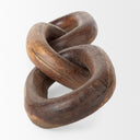 Tayla Large Medium Brown Wood Chain Link - Default Title