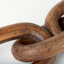 Tayla Large Medium Brown Wood Chain Link - Default Title