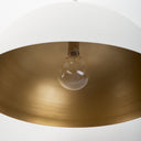 Juniper 24 Round White Dome Pendant Light - Default Title