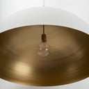 Juniper 36 Round White Dome Pendant Light - Default Title