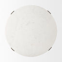 Atticus Marble and Antiqued Gold Metal Coffee Table - Default Title
