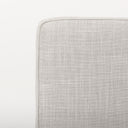 Stamford Beige Upholstered Seat w Wood Back Black Metal Frame Dining Chair - Default Title