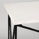 Lorlei Marble Top w Gray Iron Base Console Table - Default Title