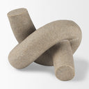Otto Sandstone Resin Small Knot Sculpture Decorative Object - Default Title