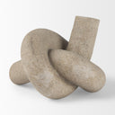 Otto Sandstone Resin Small Knot Sculpture Decorative Object - Default Title