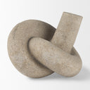 Otto Sandstone Resin Small Knot Sculpture Decorative Object - Default Title
