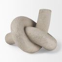 Otto Sandstone Resin Large Knot Sculpture Decorative Object - Default Title