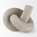 Otto Sandstone Resin Large Knot Sculpture Decorative Object - Default Title