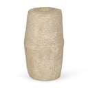 Rama Large Beige Paper Mache Floor Vase - Default Title